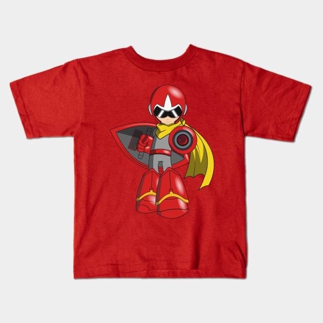 Protoman Kids T-Shirt by Nidavellir